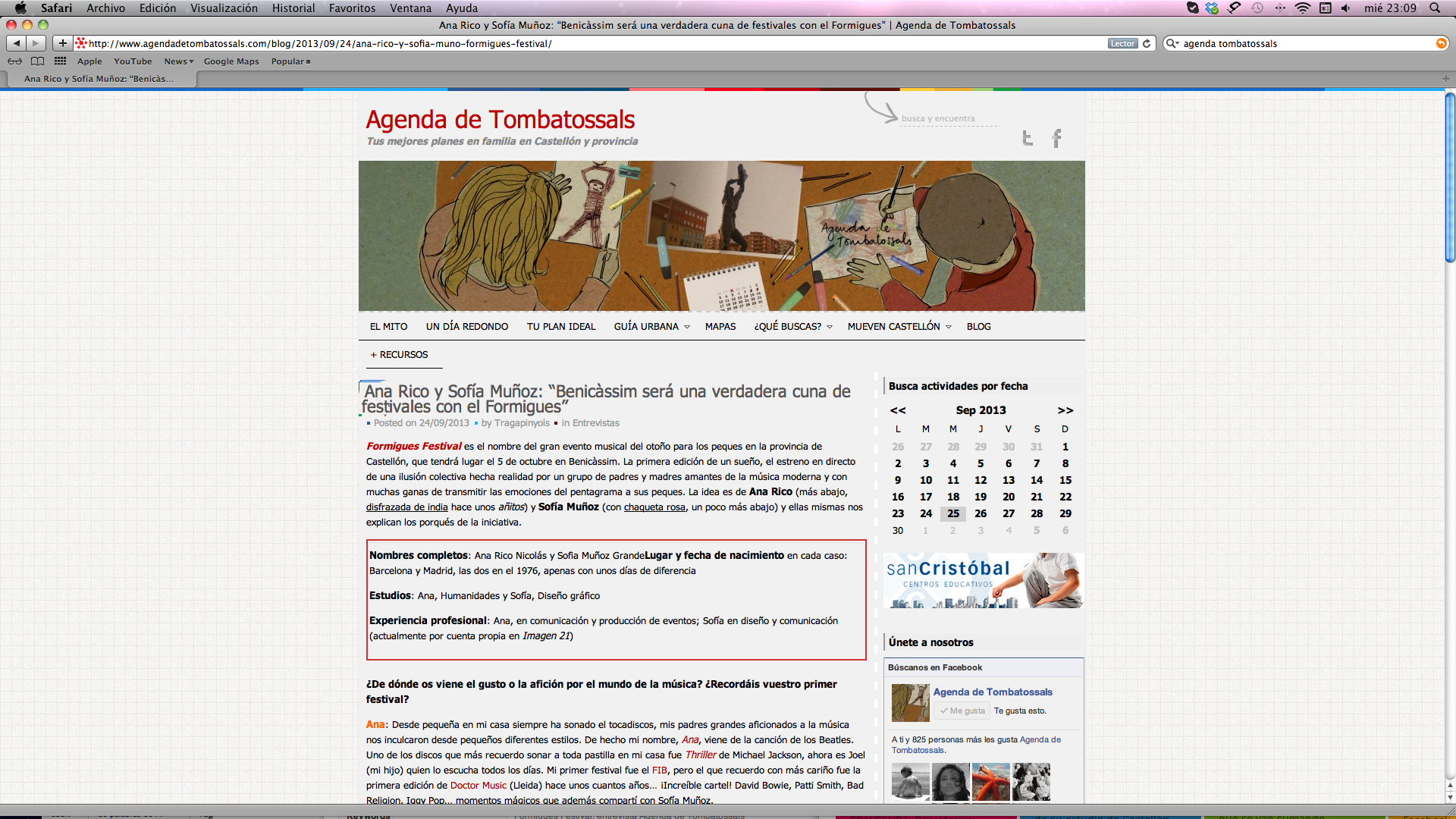 Formigues Festival entrevistado