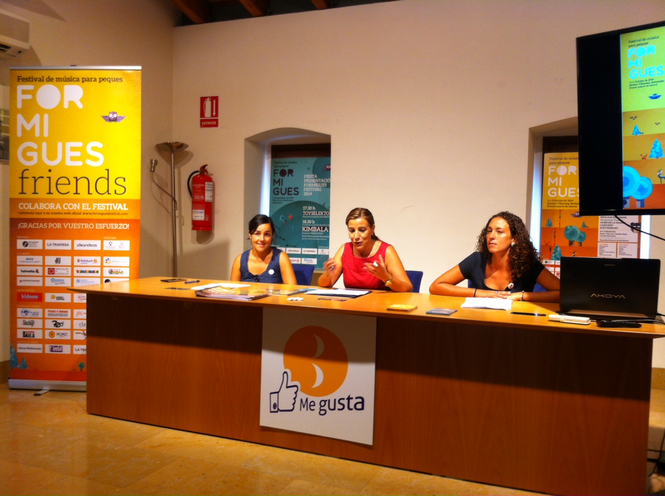 intervención en rueda de prensa